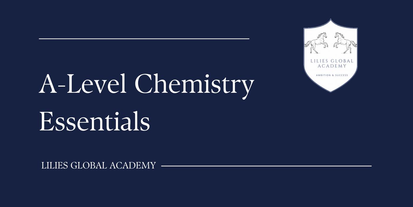 4-Weeks A-Level Chemistry Essentials